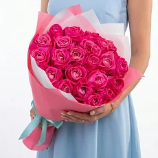 21 Ярко-Розовая Роза