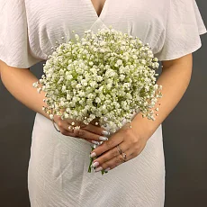 Свадебная белая гипсофила для невесты