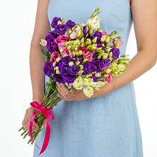 Букет "15 Эустом микс"