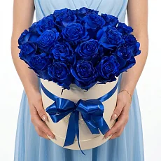 21 Синяя роза в коробке