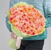 51 Пионовидная Розовая Роза 