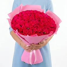 101 Малиновая Роза в упаковке
