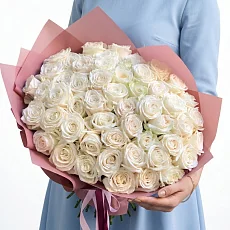 51 Роза Эквадор в упаковке