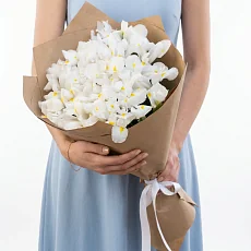 31 Белый Ирис в крафте