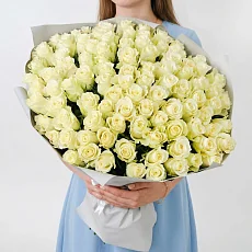 101 Белая Кенийская роза