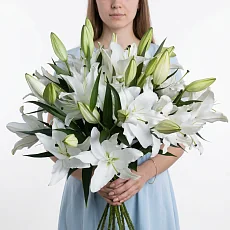 Букет из 9 Лилий