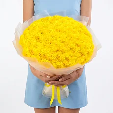 101 Желтая Хризантема