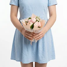 7 Нежных Пионов в упаковке