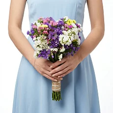 Букет невесты из 25 статиц микс