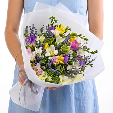 Фрезия и лаванда