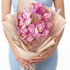 Букет "Ветка Розовой Орхидеи"