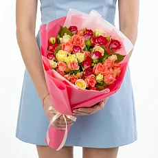 Розы Микс в упаковке