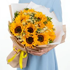 Подсолнухи и матрикария