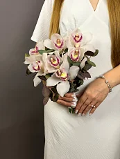 Свадебный букет из орхидей