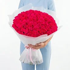 101 Яркая роза Эквадор