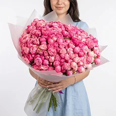 51 Роза в дизайнерской упаковке