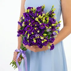 15 Фиолетовых Эустом под ленту