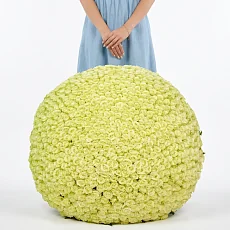 Цветы в корзине 1001 Белая Роза