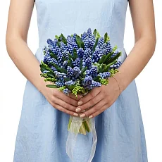 Букет невесты "Мускари"