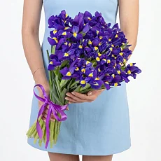 45 Синих Ирисов под ленту