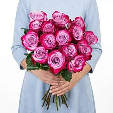 15 фиолетовых роз (Эквадор)