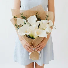 Букет 11 Снежных Калл