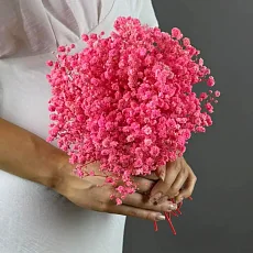 Розовая гипсофила для невесты