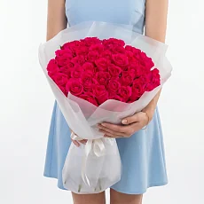 51 Малиновая Роза в упаковке