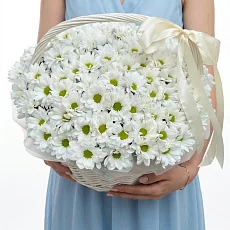 29 Хризантем в Корзине