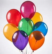 8 Шаров Ассорти кристалл. 14″ (35см)