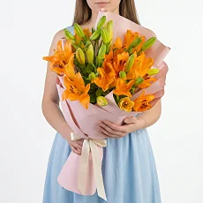 Букет 7 Ярких Лилий