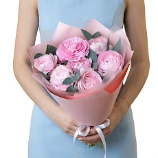 Нежные Ранункулюсы и Эвкалипт