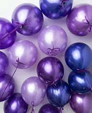 Шарики под потолок Аметист 15 шт