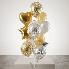 Фонтан из шаров "Строго и красиво"