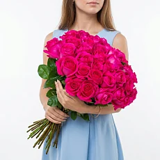 Букет из 51 Элитной розы Pink Floyd (Эквадор)
