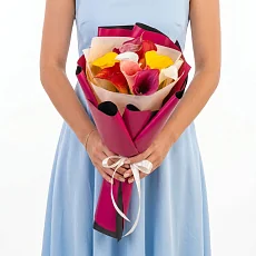 9 Калл Микс в упаковке