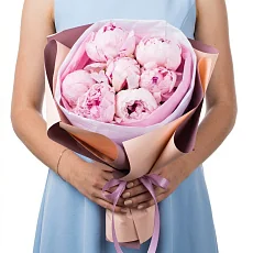 7 Пионов Сара Бернар в упаковке