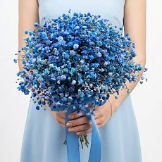 Синяя гипсофила для невесты