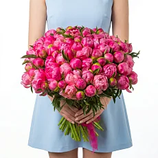 101 Яркий пион