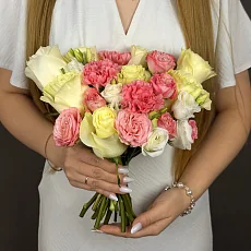 Свадебный букет с розами