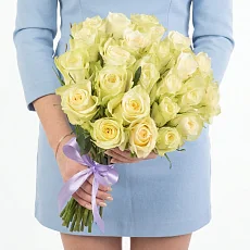 25 Белых Роз под ленту