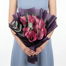 Букет "9 Розовых Калл"