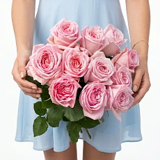 Букет из 11 пионовидных роз