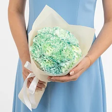 Букет 15 Мятных Гвоздик