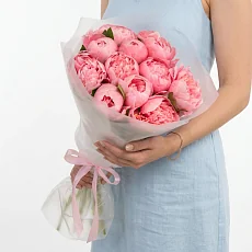 11 Ярких Пионов в упаковке