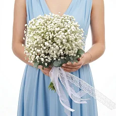 Гипсофила с эвкалиптом для невесты