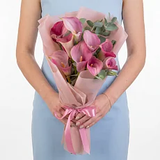 9 Калл с эвкалиптом