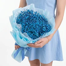 Букет из 9 Синих Гипсофил