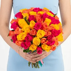 55 Роз Микс Весенний