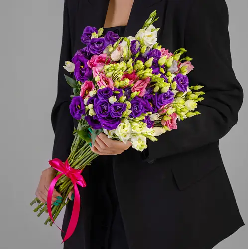 Букет "15 Эустом микс"